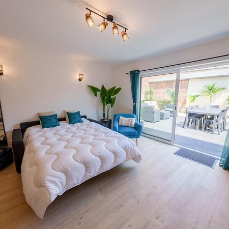 L'Escale Tropicale, Appartement Independant Avec Terrasse Privative Сен-Кантен Экстерьер фото