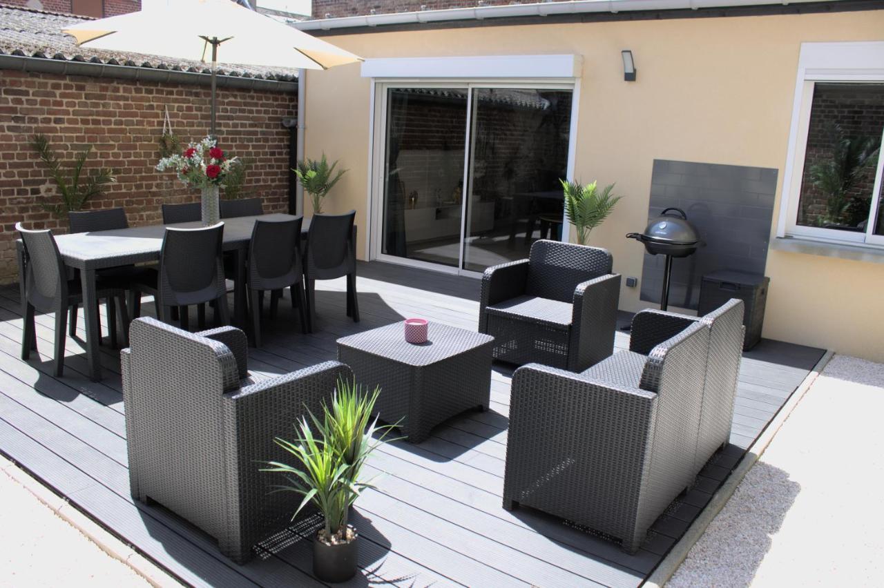 L'Escale Tropicale, Appartement Independant Avec Terrasse Privative Сен-Кантен Экстерьер фото