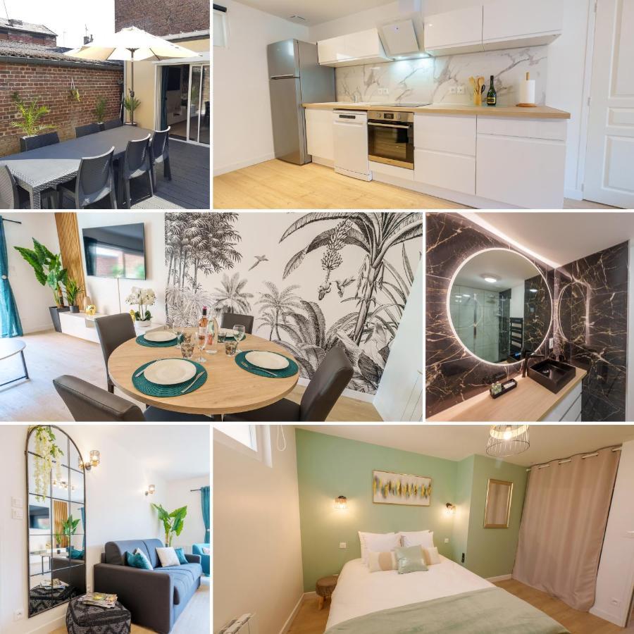 L'Escale Tropicale, Appartement Independant Avec Terrasse Privative Сен-Кантен Экстерьер фото
