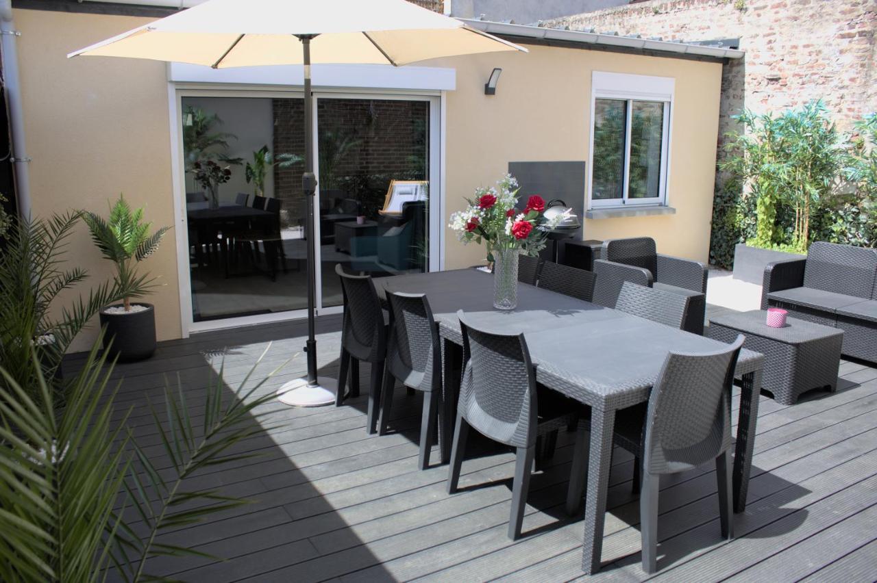 L'Escale Tropicale, Appartement Independant Avec Terrasse Privative Сен-Кантен Экстерьер фото