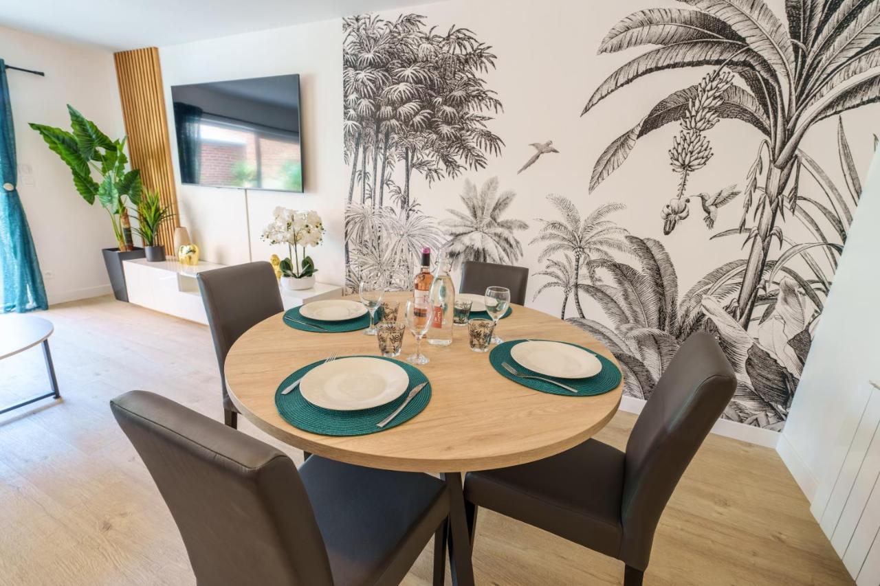 L'Escale Tropicale, Appartement Independant Avec Terrasse Privative Сен-Кантен Экстерьер фото