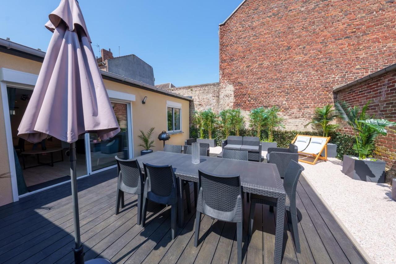 L'Escale Tropicale, Appartement Independant Avec Terrasse Privative Сен-Кантен Экстерьер фото